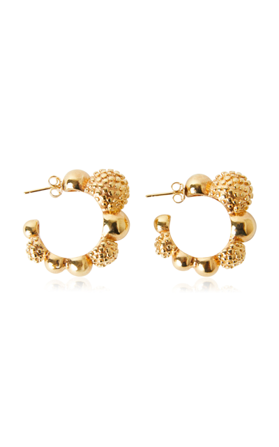 Shop Paola Sighinolfi Silvia 18k Gold-plated Earrings