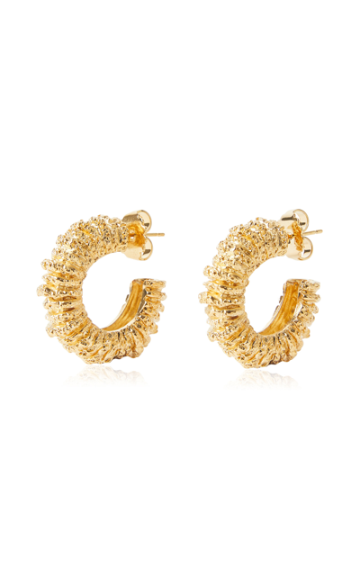 Shop Paola Sighinolfi Amulet 18k Gold-plated Earrings