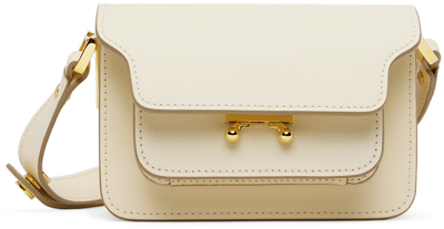 Shop Marni Kids Beige Trunk Bag In Z601w