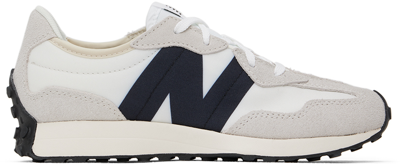 Shop New Balance Kids Taupe & Off-white 327 Big Kids Sneakers In Silver Birch/black