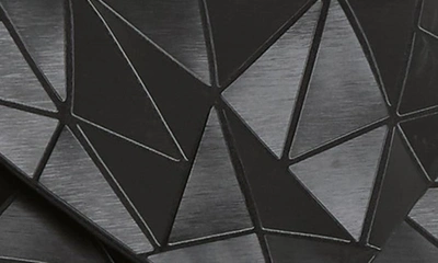 Patrizia Luca Slanted Triangle Backpack In Matte Black