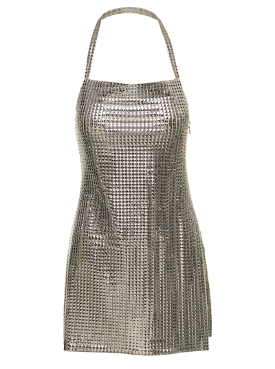Shop Giuseppe Di Morabito Crystal-embellished Dress In Metallic