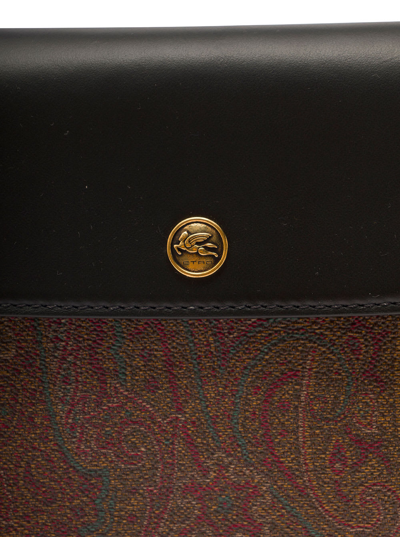 Etro Portafoglio Donna 9,5x6,5 In Black