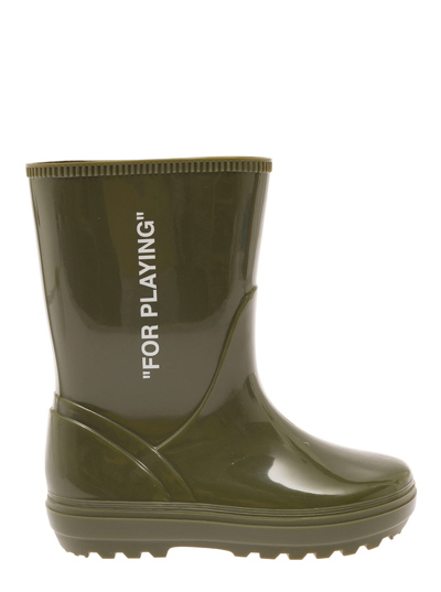 Shop Off-white For Playing Rubberboot In White