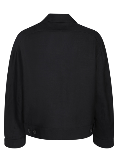 Shop Jacquemus Le Blouson Linu Jacket In Black