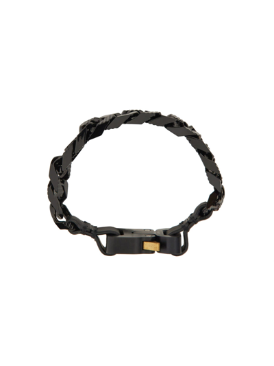 Shop Alyx Logo Bracelet In Nero