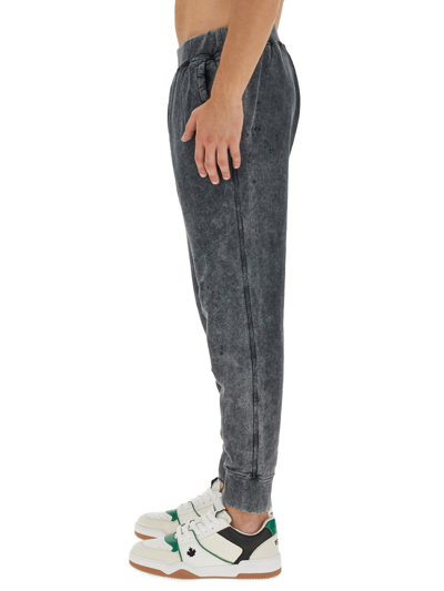 Shop Dsquared2 Jogging Pants In Grigio