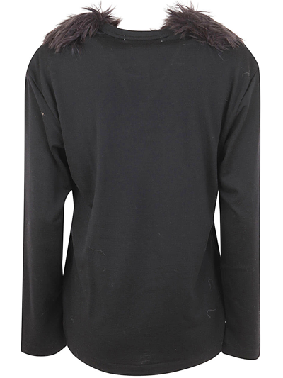 Shop Comme Des Garçons Ladies` T-shirt In Black Black