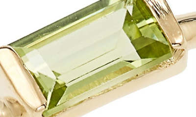Bony Levy Blc Peridot 14k Gold Stacking Ring In 14k Yellow Gold