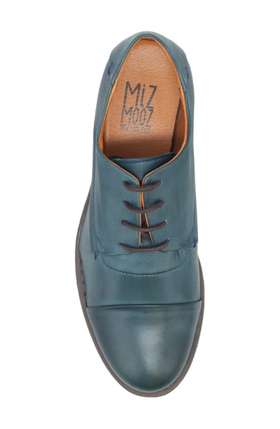 Shop Miz Mooz Letty Oxford Flat In Ocean