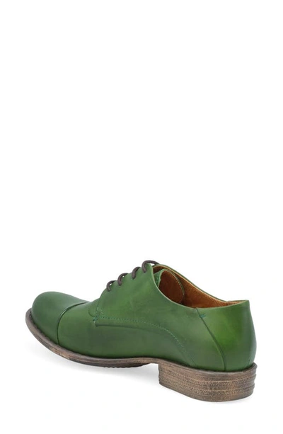 Shop Miz Mooz Letty Oxford Flat In Kiwi