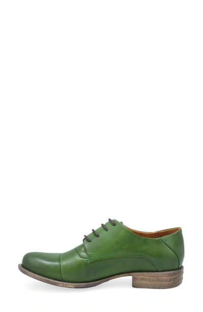 Shop Miz Mooz Letty Oxford Flat In Kiwi