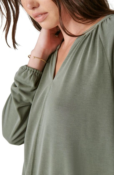 Lucky Brand Sandwash Top In Dusty Olive | ModeSens