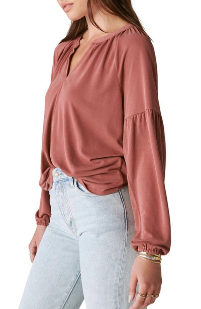 Lucky Brand Sandwash Top In Wild Ginger | ModeSens