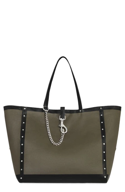 Shop Rebecca Minkoff Weekender Tote In Military/ Black