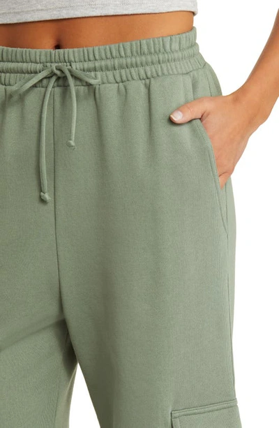 BP. BP. WIDE LEG CARGO SWEATPANTS 
