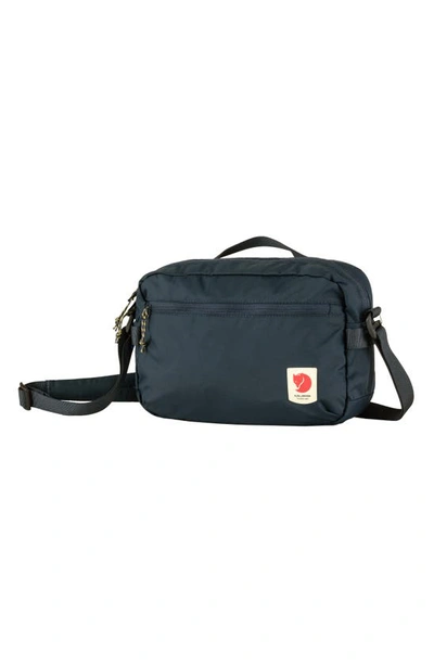 Shop Fjall Raven High Coast Water Resistant Crossbody Bag In Navy