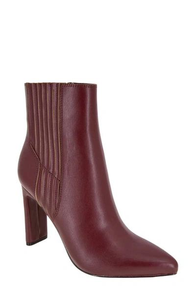 Shop Bcbgeneration Kalia Pointed Toe Bootie In Port