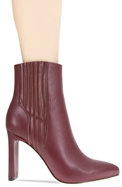 Shop Bcbgeneration Kalia Pointed Toe Bootie In Port