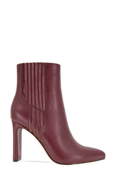 Shop Bcbgeneration Kalia Pointed Toe Bootie In Port