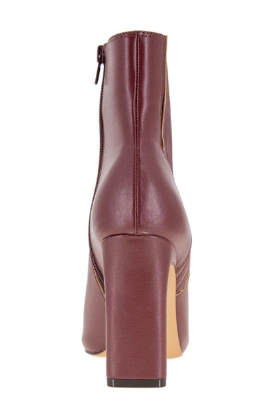 Shop Bcbgeneration Kalia Pointed Toe Bootie In Port
