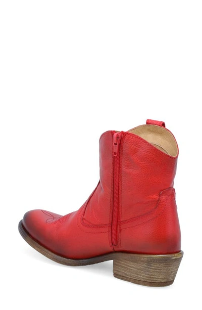 Shop Miz Mooz Carlitos Western Bootie In Red