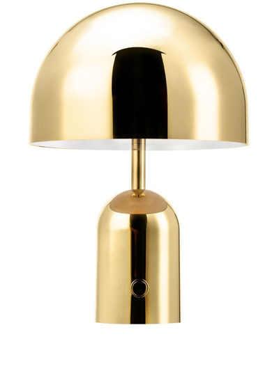 Shop Tom Dixon Bell Portable Led Un Light In Gold