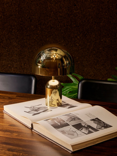 Shop Tom Dixon Bell Portable Led Un Light In Gold