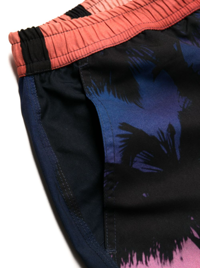 Blue Sky Inn Palm-tree Print Shorts In Blue