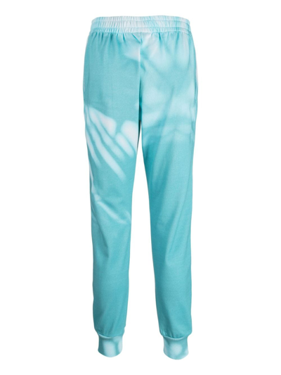 Shop Blue Sky Inn Logo-embroidered Cotton Track Pants In Blue