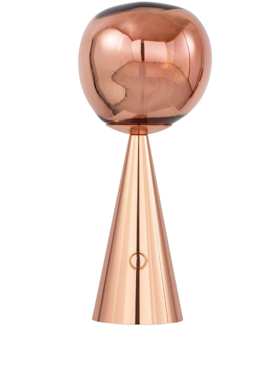 Shop Tom Dixon Melt Portable Led Un Light In Brown