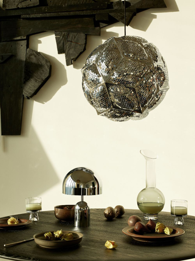 Shop Tom Dixon Bell Portable Led Un Light In Silver