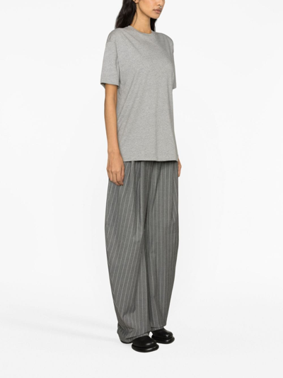 Totême Straight Cotton T-shirt In Green