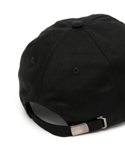 Shop Haculla Gem-logo Cotton Baseball Cap In Black