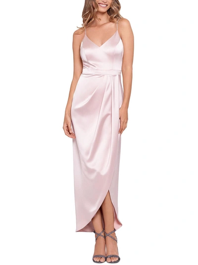 Shop Xscape Womens Satin Tulip-hem Evening Dress In Multi