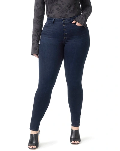 Shop Paige Denim Bombshell Moody High-rise Ankle Ultra Skinny Jean In Blue