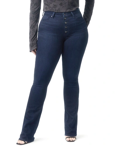 Shop Paige Denim Hourglass Moody High-rise Bootcut Jean In Blue