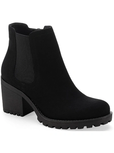 Sun + Stone Morghan Womens Microfiber Booties Ankle Boots In Multi