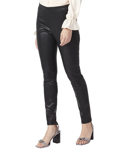 Shop Paige Denim Janine Leather Legging In Black