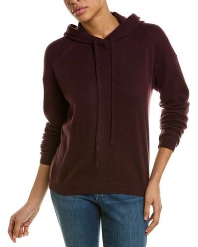 Shop Amicale Cashmere Easy Cashmere Hoodie In Red