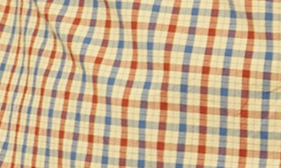 Ben Sherman Signature Check Button Down Shirt In Lemon