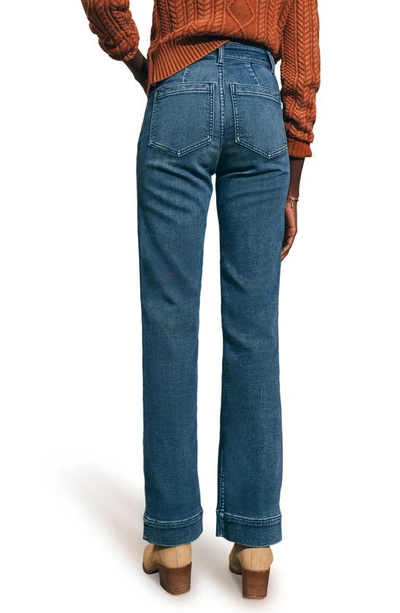 Faherty Stretch Terry Wide Leg Pants In Riverton