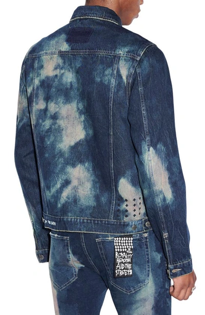 Shop Ksubi Journey Bleach Denim Trucker Jacket