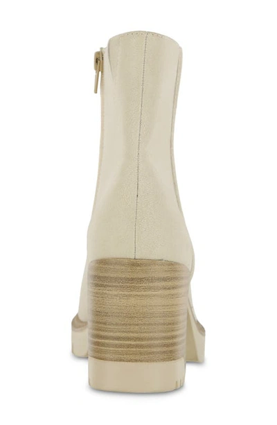 Shop Mia Nathan Lug Sole Bootie In Beige