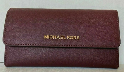 Michael Kors Jet Set Travel Large Trifold Wallet