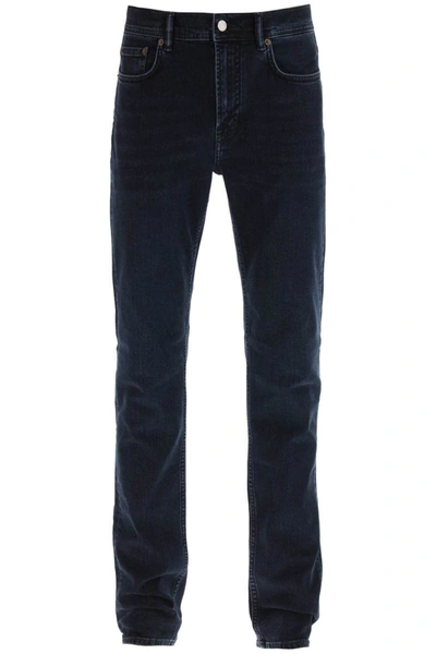 Shop Acne Studios Organic Denim Slim Jeans In Blue