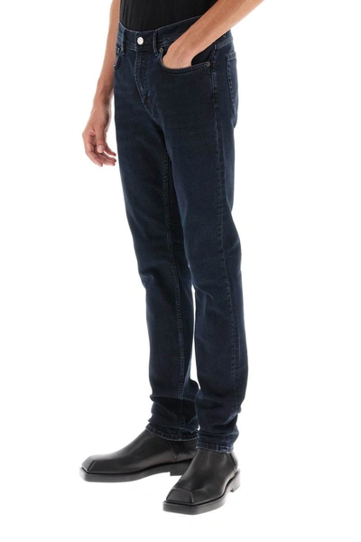 Shop Acne Studios Organic Denim Slim Jeans In Blue
