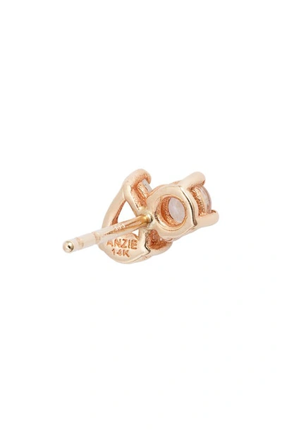 Anzie X Mel Soldera Jumelle Stud Earrings In Clear