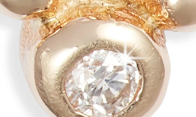 Anzie X Mel Soldera Phanie Diamond Stud Earrings In Clear
