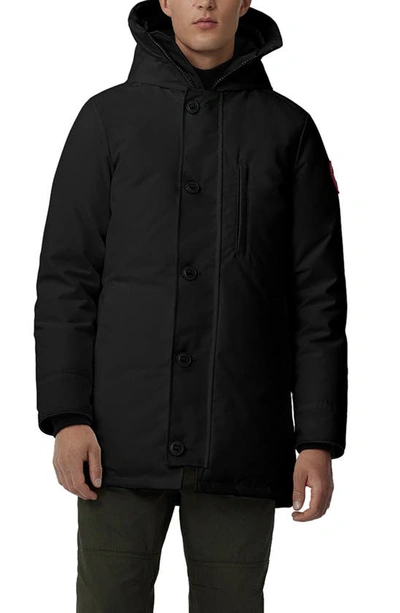 Shop Canada Goose Chateau 625 Fill Power Down Parka In Black